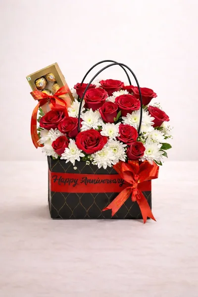 Crimson Love Basket — view 1