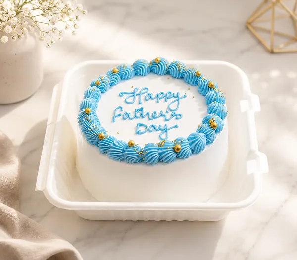 Father's Day Bento Cake (Eggless)