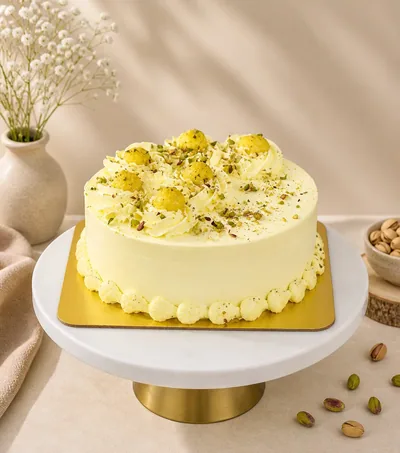 Royal Rasmalai Fusion Cake (Eggless) — view 1