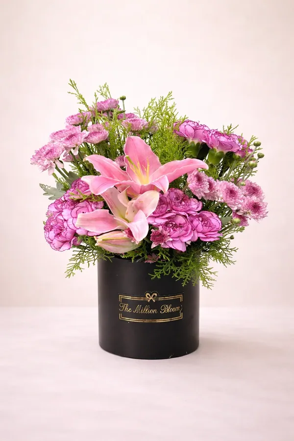Pink Lily Bloom Box