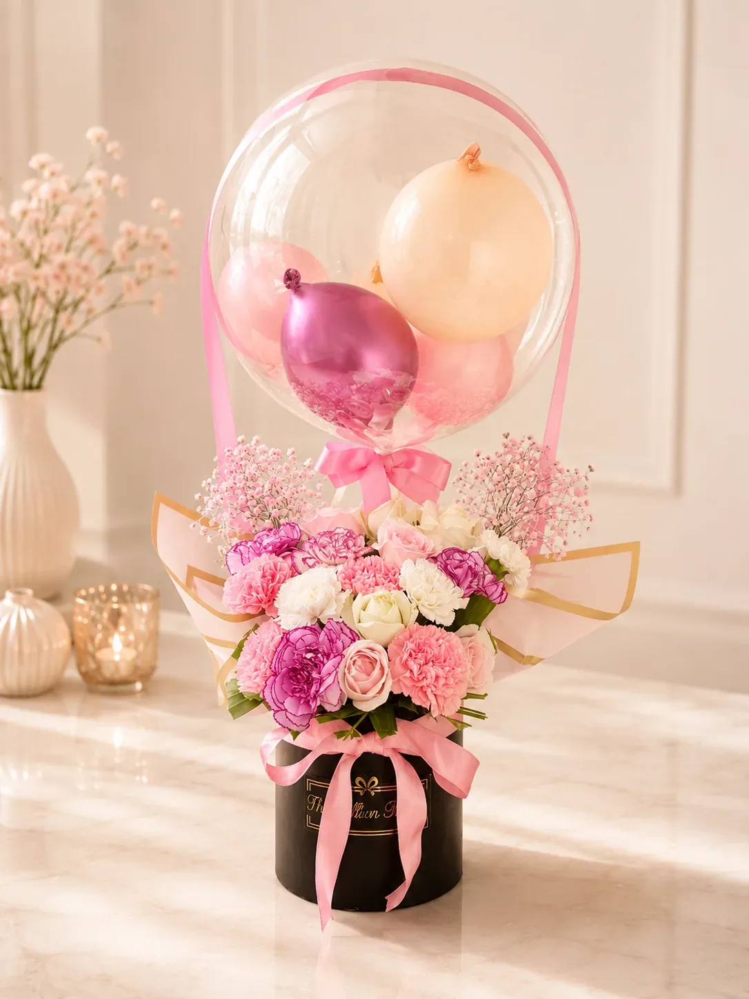 Dreamy Petal Balloon Box